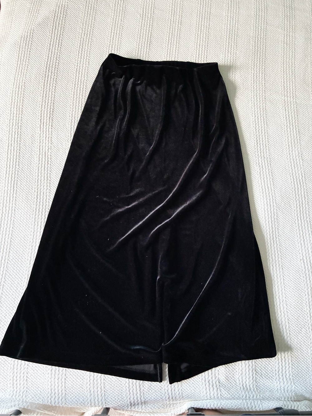 Worthington Black Velvet Maxi Skirt